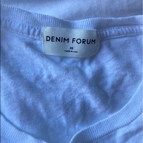Denim Forum white t shirt! - Picture 3 of 3